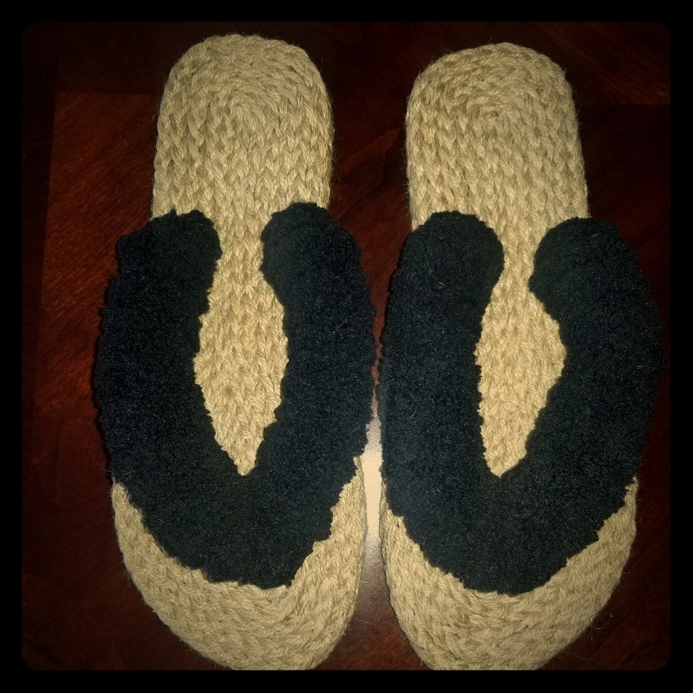 Fluffy slippers